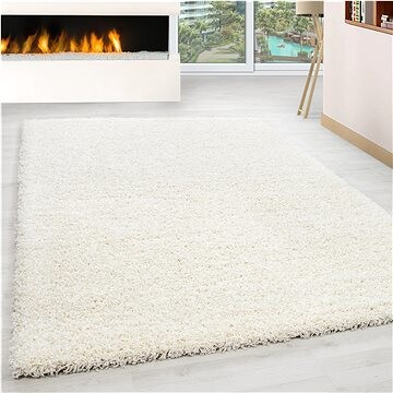 Kusový Life Shaggy 1500 cream 100 × 200 cm