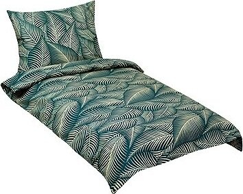 BELLATEX Povlečení bavlna 90/979 palmové větvičky 140 × 200, 70 × 90