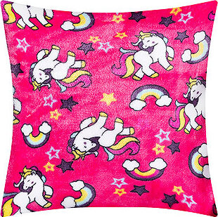 BELLATEX Ellík polštářek 35 × 40 7023/232, jednorožec růžový