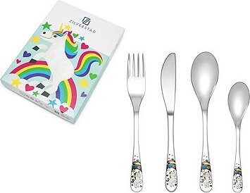 Zilverstad Sada dětských příborů, Jednorožec, 4 ks