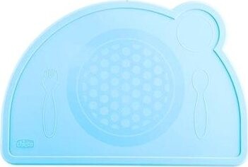 Chicco silikónové prestieranie modrozelené, 18 mes.+