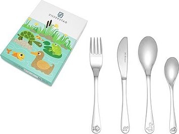 Zilverstad Sada dětských příborů, Zvířátka z rybníka, 4 ks