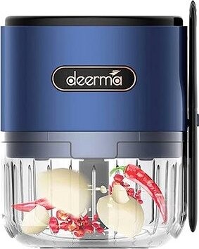 Deerma JS100 elektrický sekáčik na potraviny 150 ml, modrý