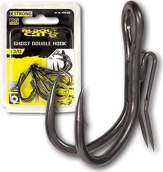 Black Cat Ghost Double Hook DG Veľkosť 4/0 5 ks