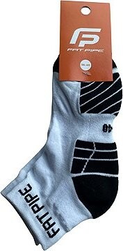 FAT PIPE Ponožky krátké, bílé 43 - 46