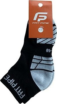 FAT PIPE Ponožky krátké, černé 43 - 46