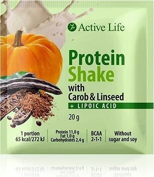 TIANDE Eco de Viva Proteínový koktail s karobom a ľanovým semienkom 20 g