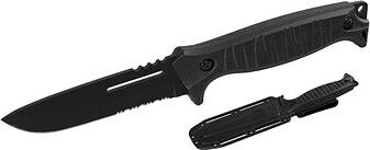 Nôž lovecký s puzdrom, nerez, 210 mm