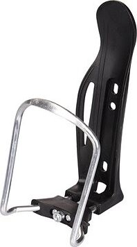 Cage Extra košík na fľašu strieborný