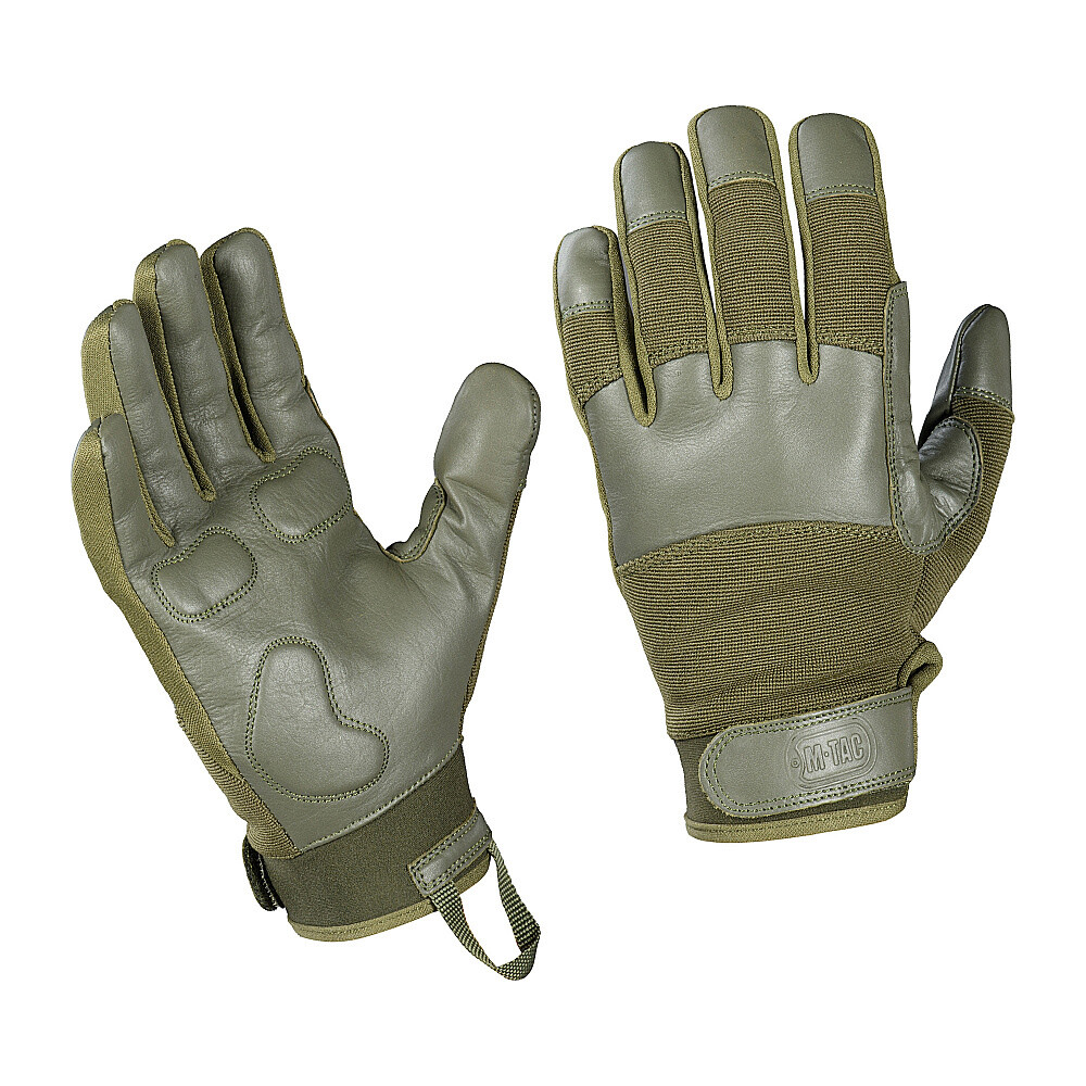 Rukavice taktické M-Tac Police Gloves Gen.II - olivové,