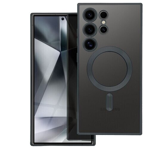 ELECTRO MAG COVER case compatible with MagSafe for SAMSUNG A37 black