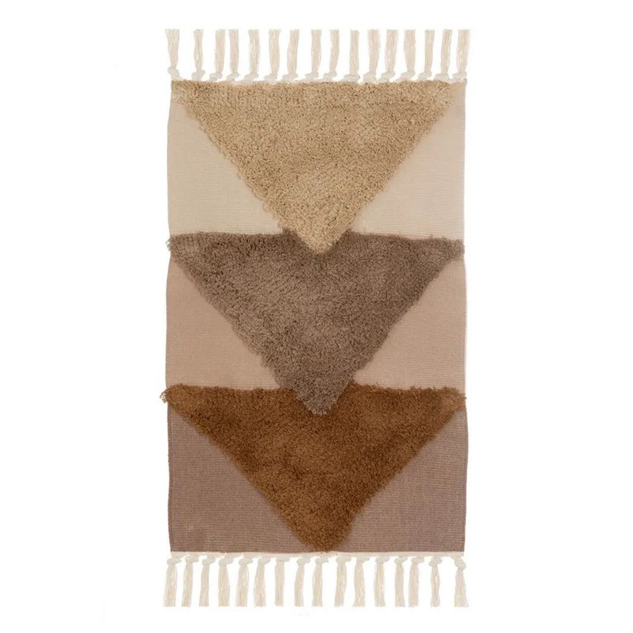 Obdélníkový koberec NATUR 50x80 cm hnědý