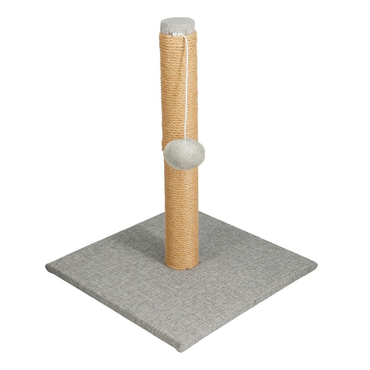 Škrabadlo pro kočky TOYBALL 30x39 cm šedé/hnědé