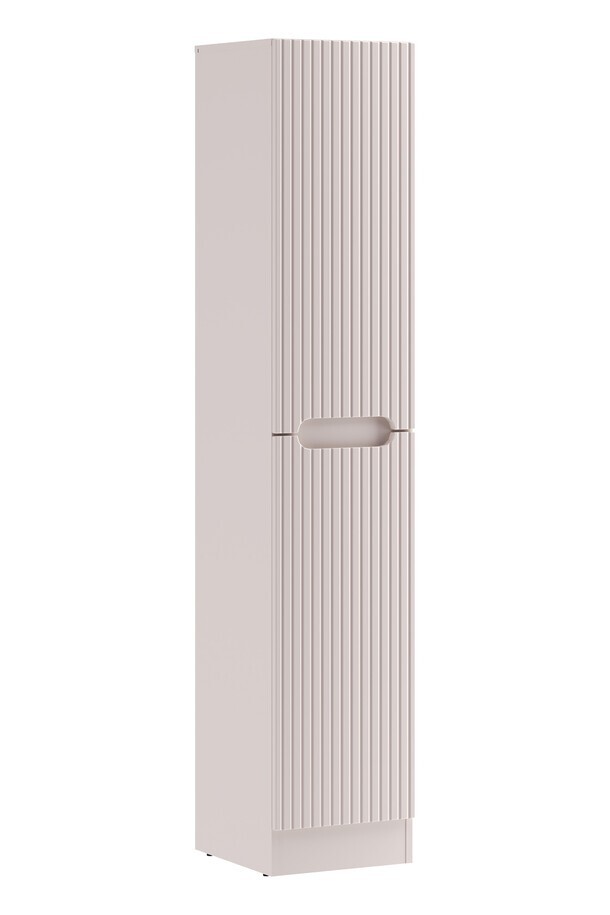 Vysoká závěsná koupelnová skříňka Nova Cashmere 80-35-1D1DK kašmírová