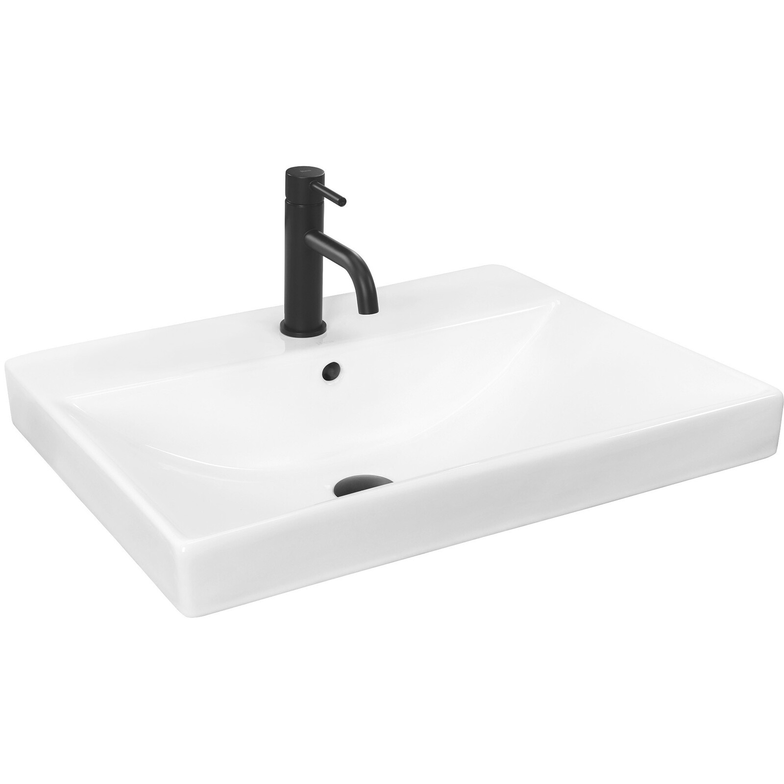 Zápustné umyvadlo Rea Mandy 60 cm bílé