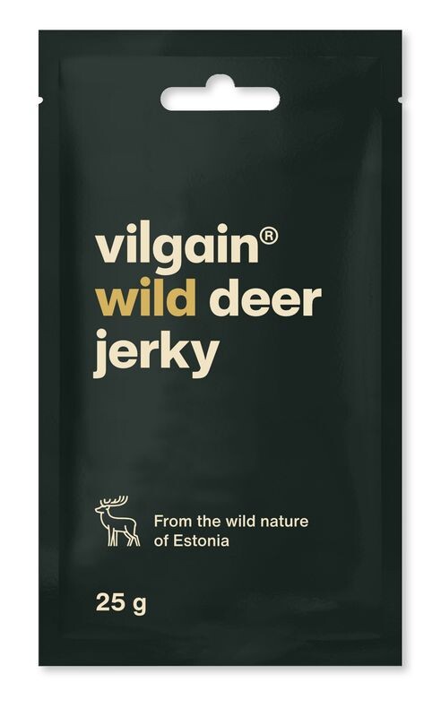 Vilgain Wild Jerky – Jeleň 25 g
