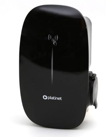 PLATINET nabíjacia stanica pre elektromobily, 3P+N+PE, 400V AC, 16A, 11kW, T2S, RFID autentizácia / Plug & Play, Wi-Fi