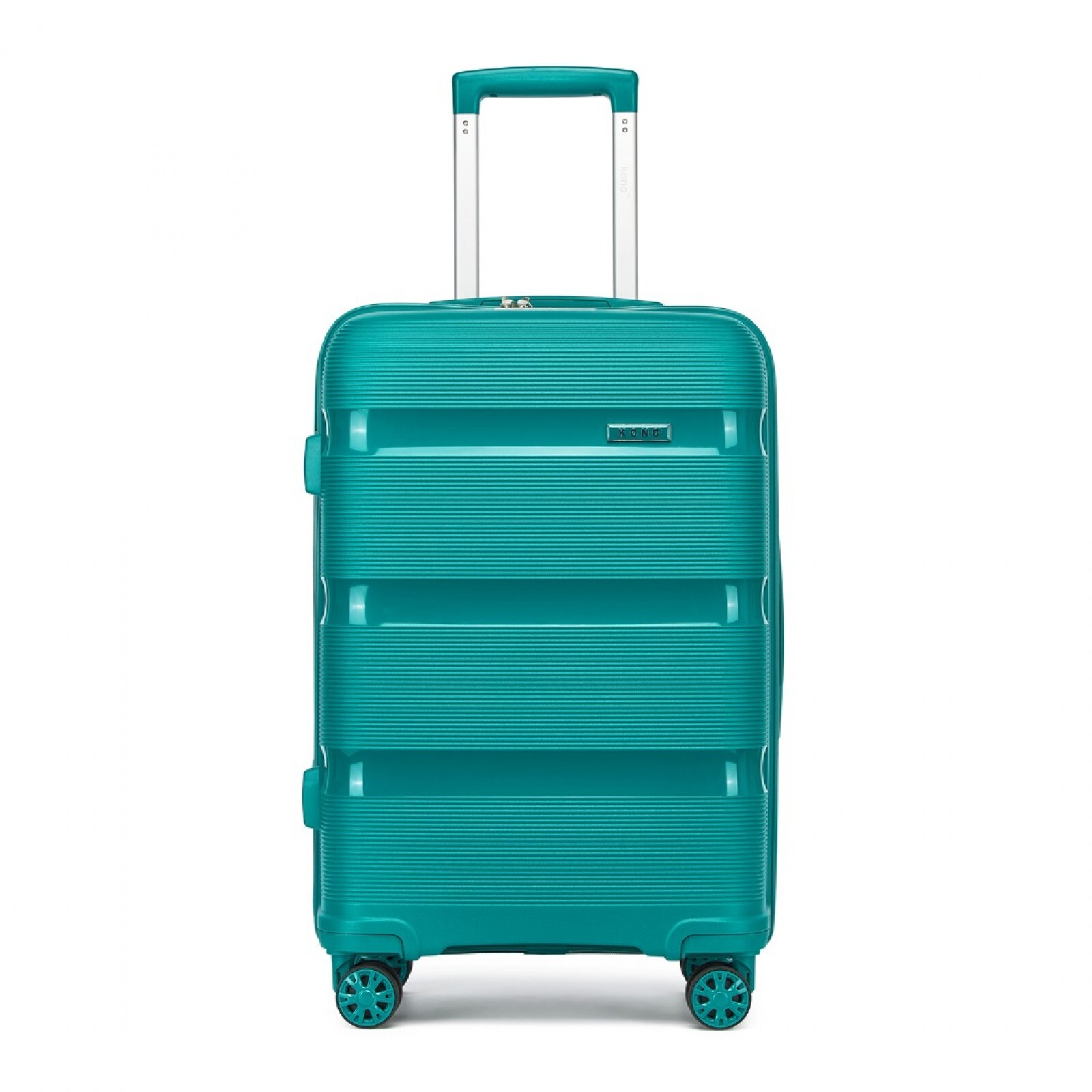 Ľahký cestovný PP kufor Kono - tyrkysový - 55,8 L