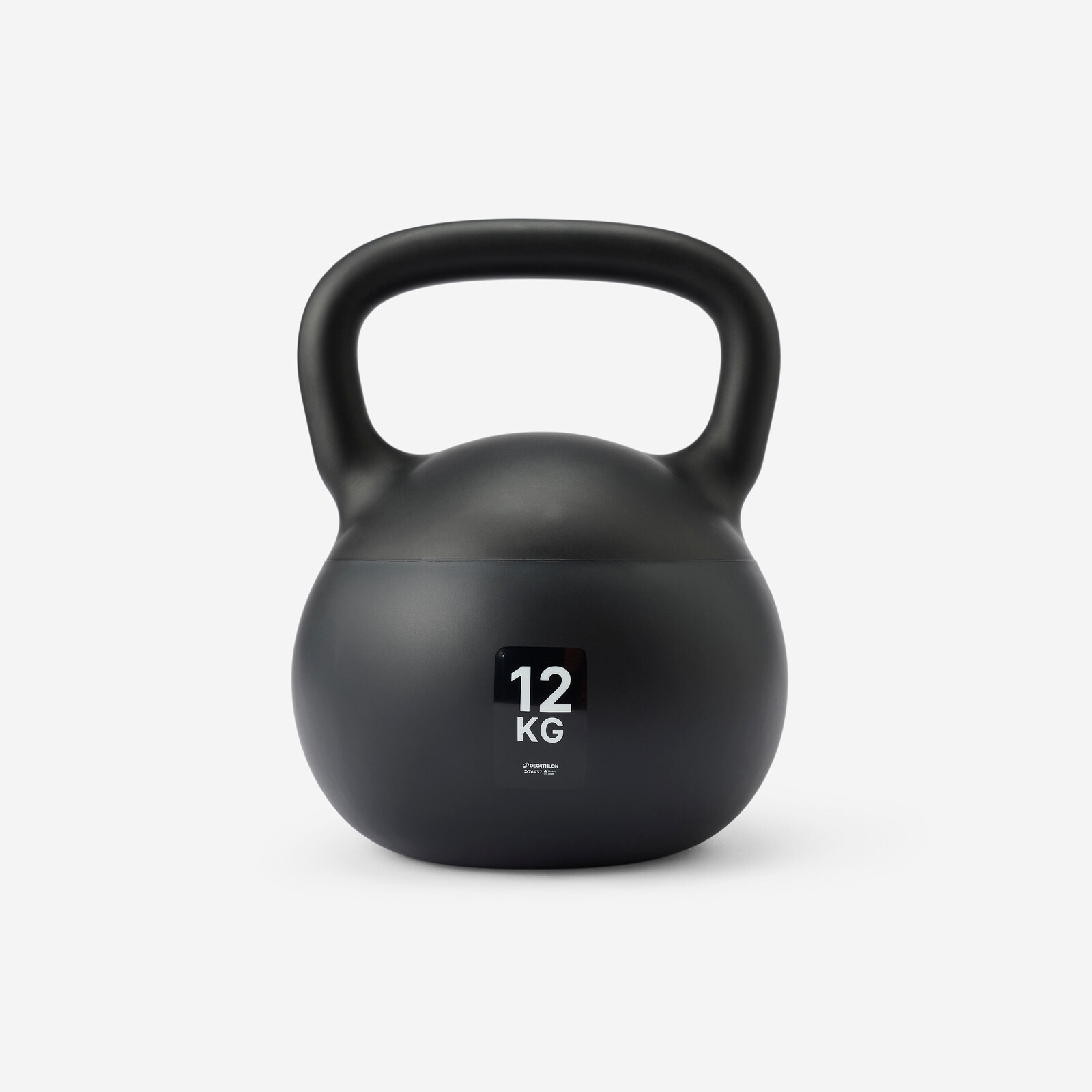 Domáci kettlebell 12 kg čierny