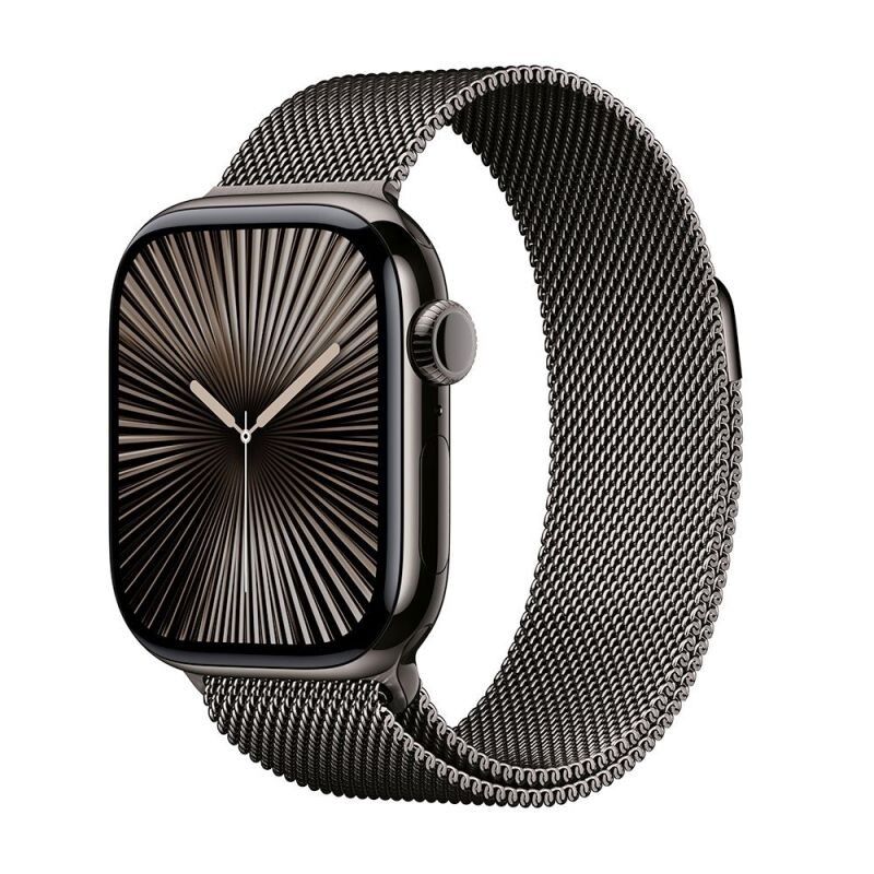 Apple Watch Series 10 GPS + Cellular 42mm Slate Titanium Case with Slate Milanese Loop *Poškodený obal* MX053QCA