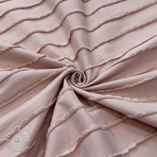 Úplet RUFFLES powder pink