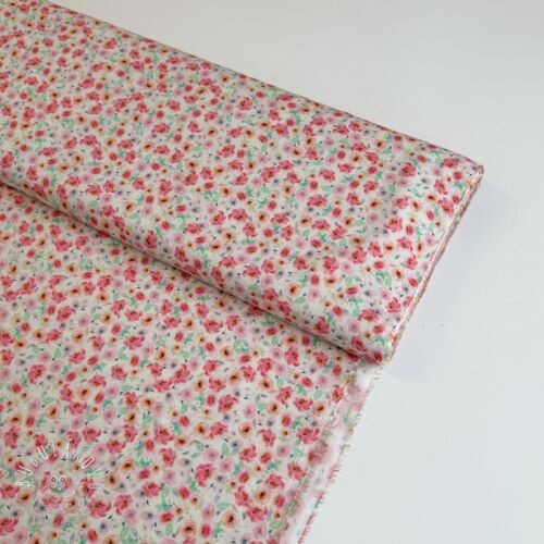 Viskóza RADIANCE Flowers Morene digital print