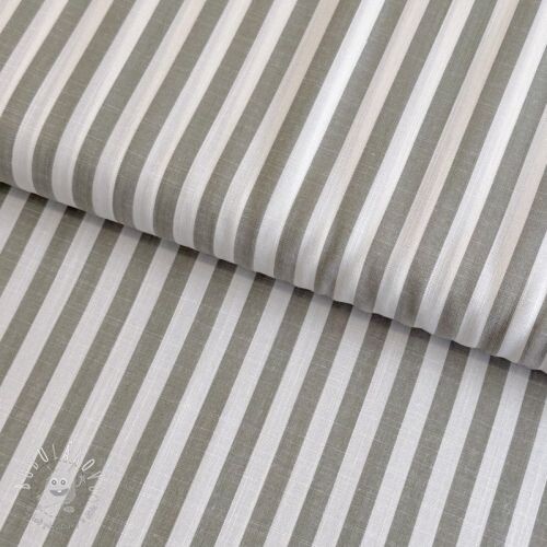 Viskóza YARN DYED Stripes SMALL green