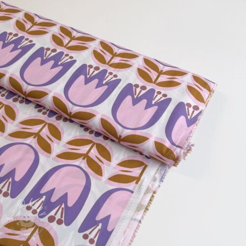 Viskóza ECOVERO Flowers Celia white