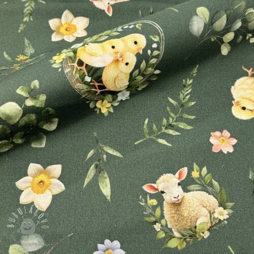 Dekoračná látka Bohemian Easter Mood digital print