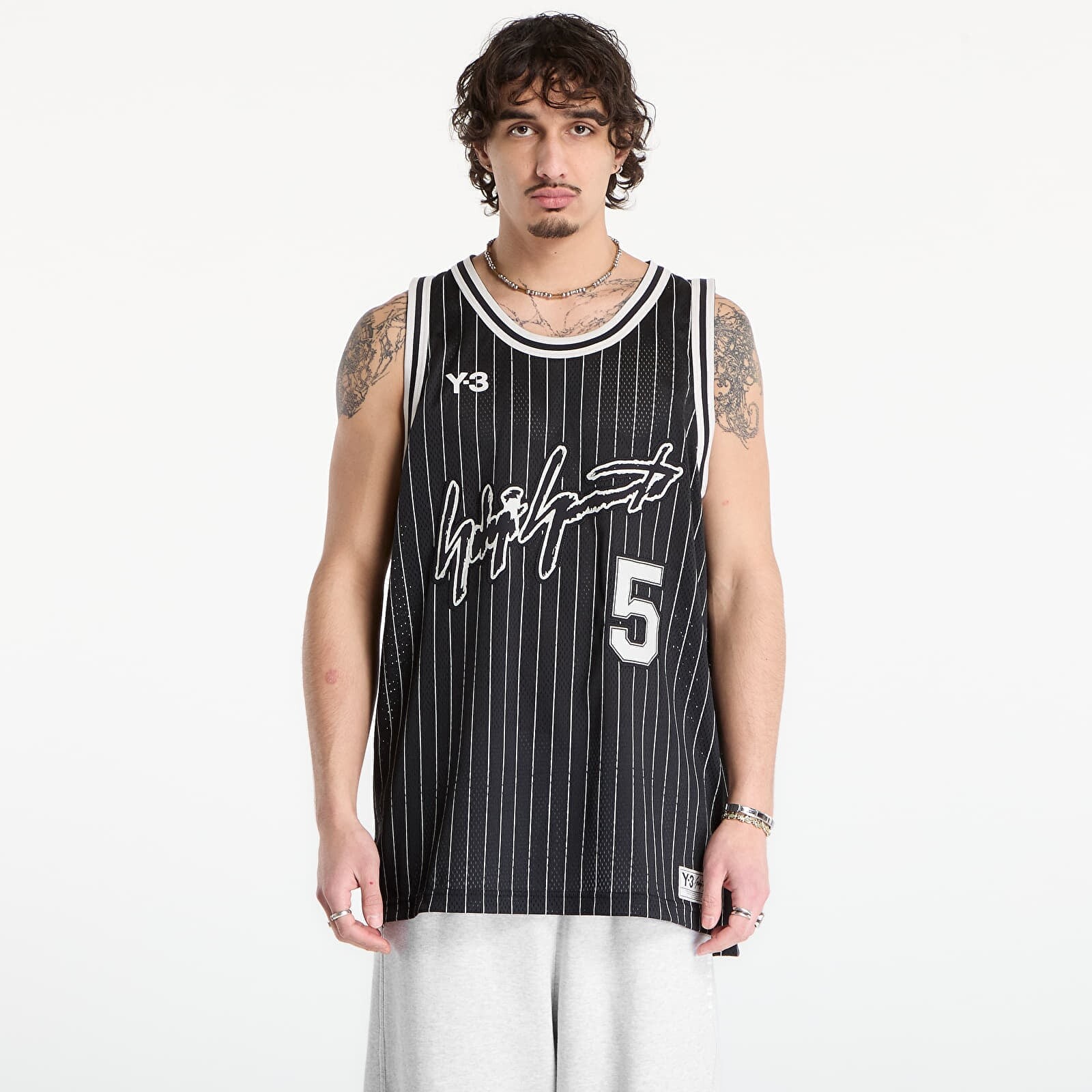 Dres Y-3 Elite 5 Basketball Jersey Black S