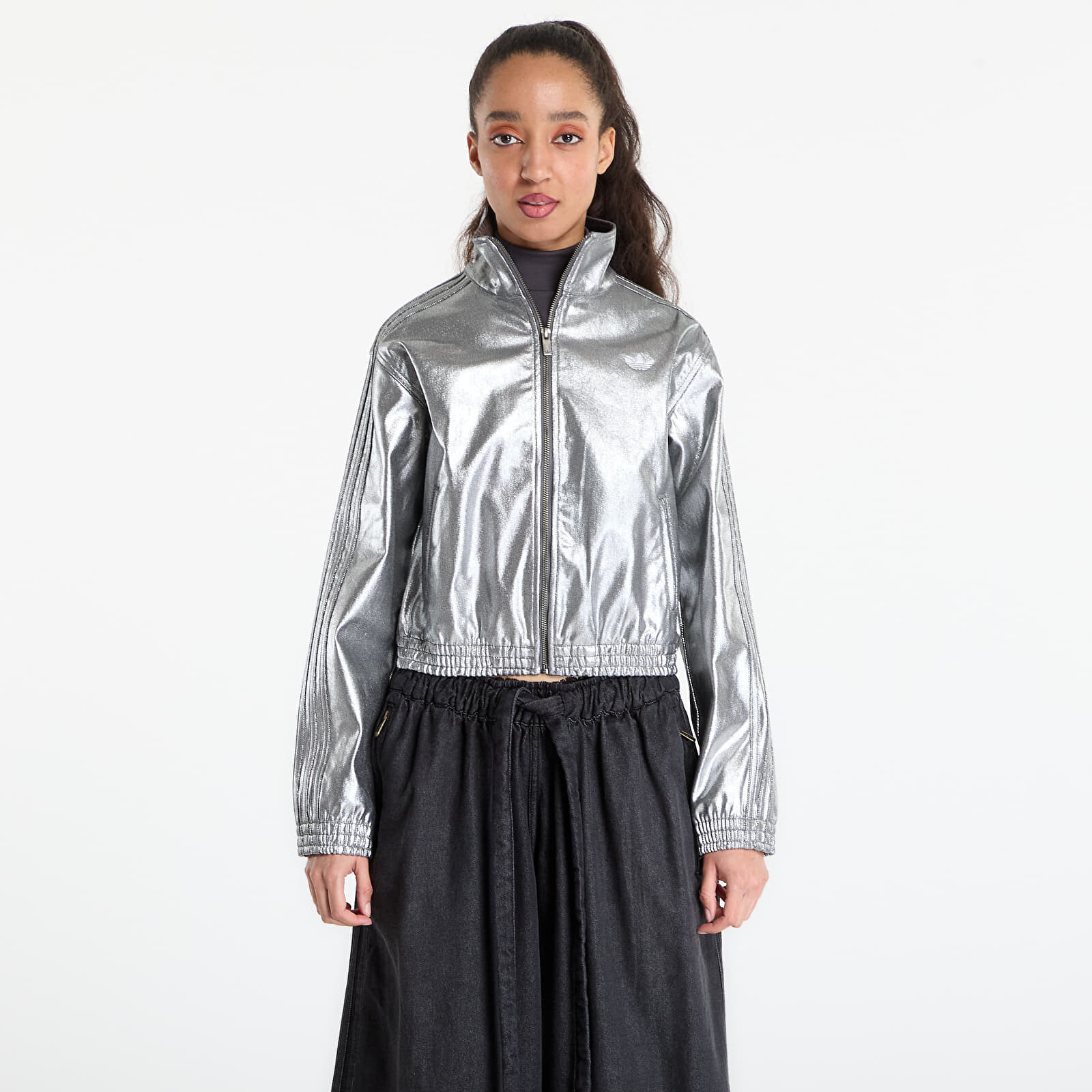 Mikina adidas Firebird Tt D Silver Metallic L