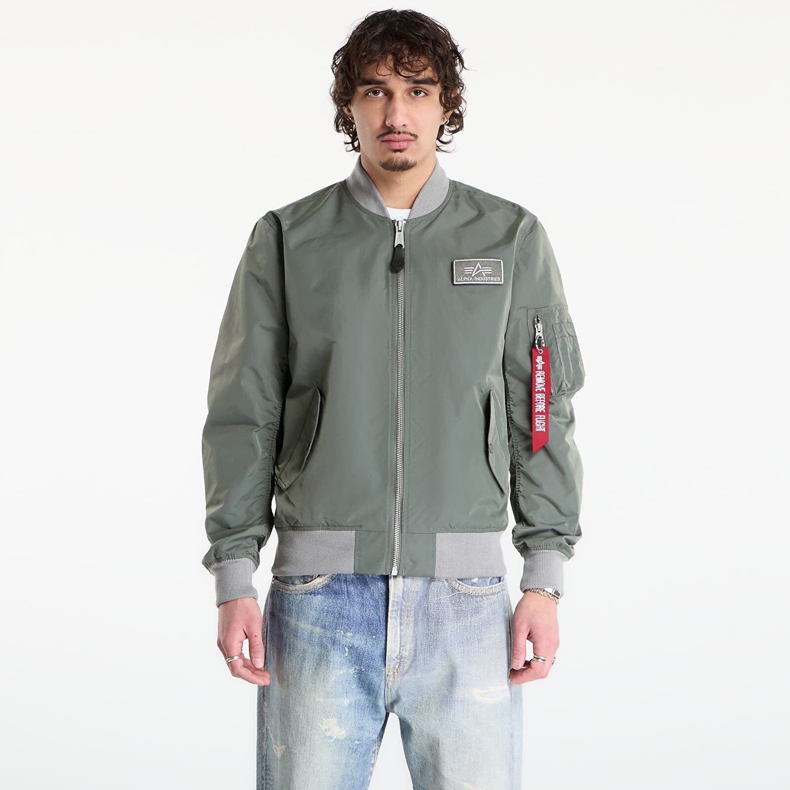 Bunda Alpha Industries MA-1 TTC Light Vintage Green/ Silver XL