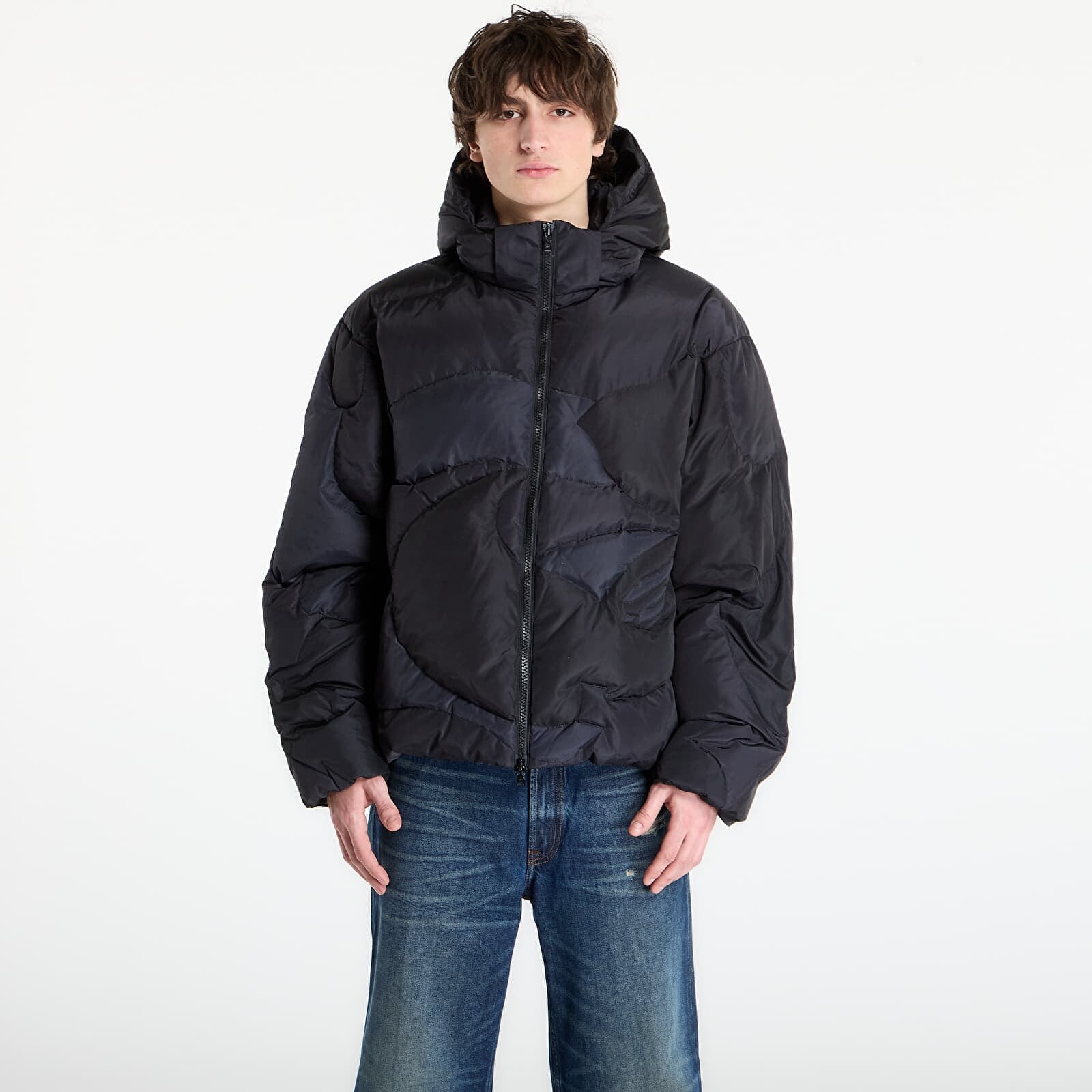 Bunda A BATHING APE Mega Color Camo Quilted Down Jacket M Black XL