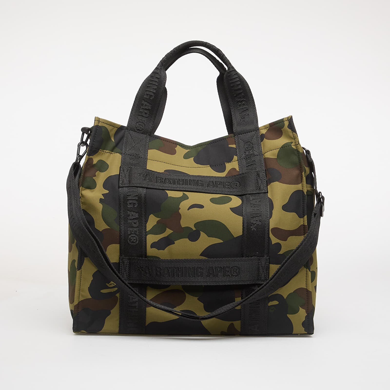 Taška A BATHING APE 1St Camo Sliding Tote Bag M Travel Green Universal