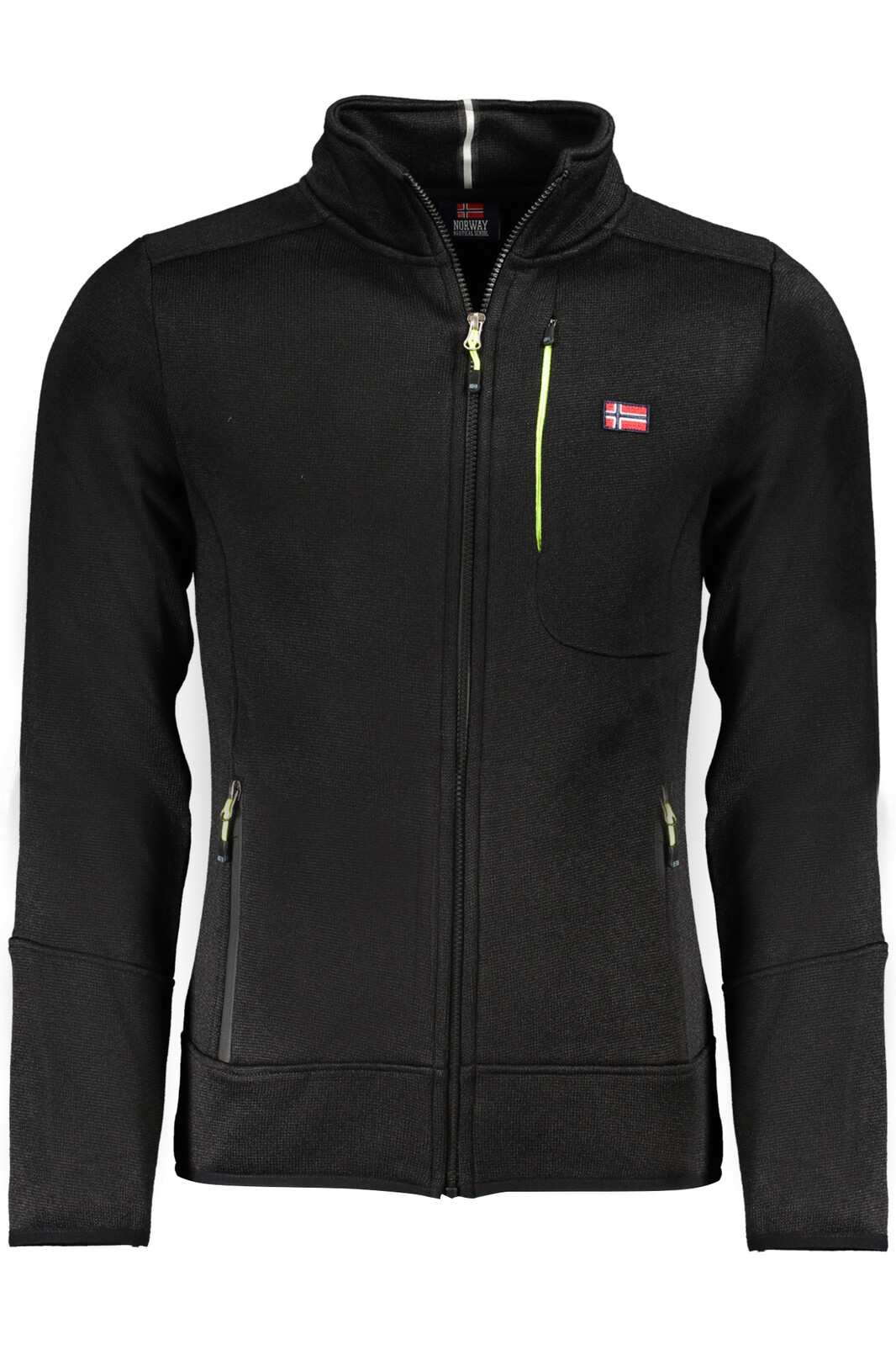 Pánska čierna mikina na zips NORWAY 1963