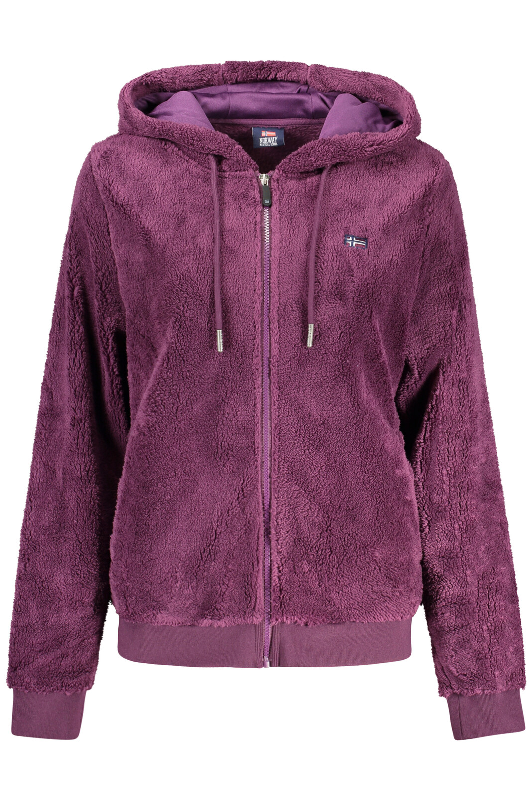 Fialová mikina s kapucňou Norway 1963