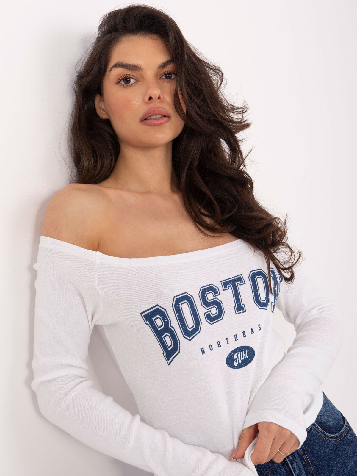 Blúzka s nápisom Boston