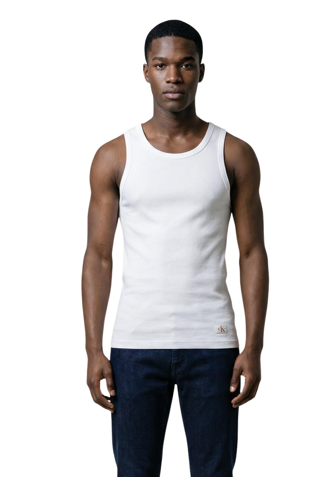 Biele tielko Calvin Klein