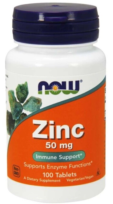 Now foods zinc gluconate 50 mg 100 tablet