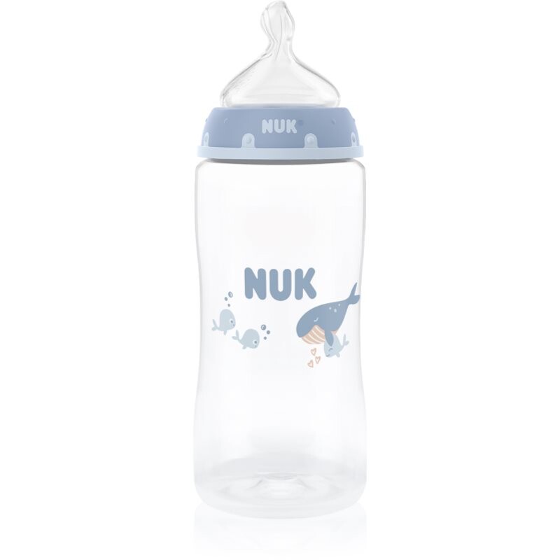 NUK First Choice Whale fľaša s kontrolou teploty 3m+ 300 ml