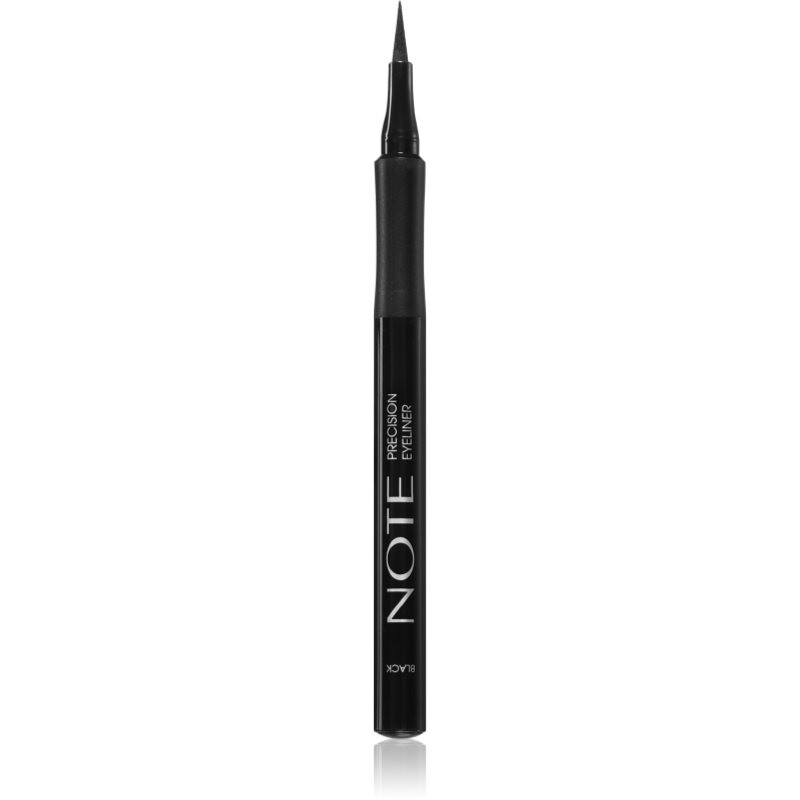 Note Cosmetique Precision Eyeliner Precízna vodeodolná linka na oči odtieň Black 1 ml