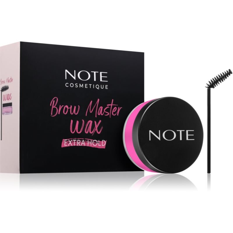 Note Cosmetique Brow Master Wax fixačný vosk na obočie s kefkou 50 ml