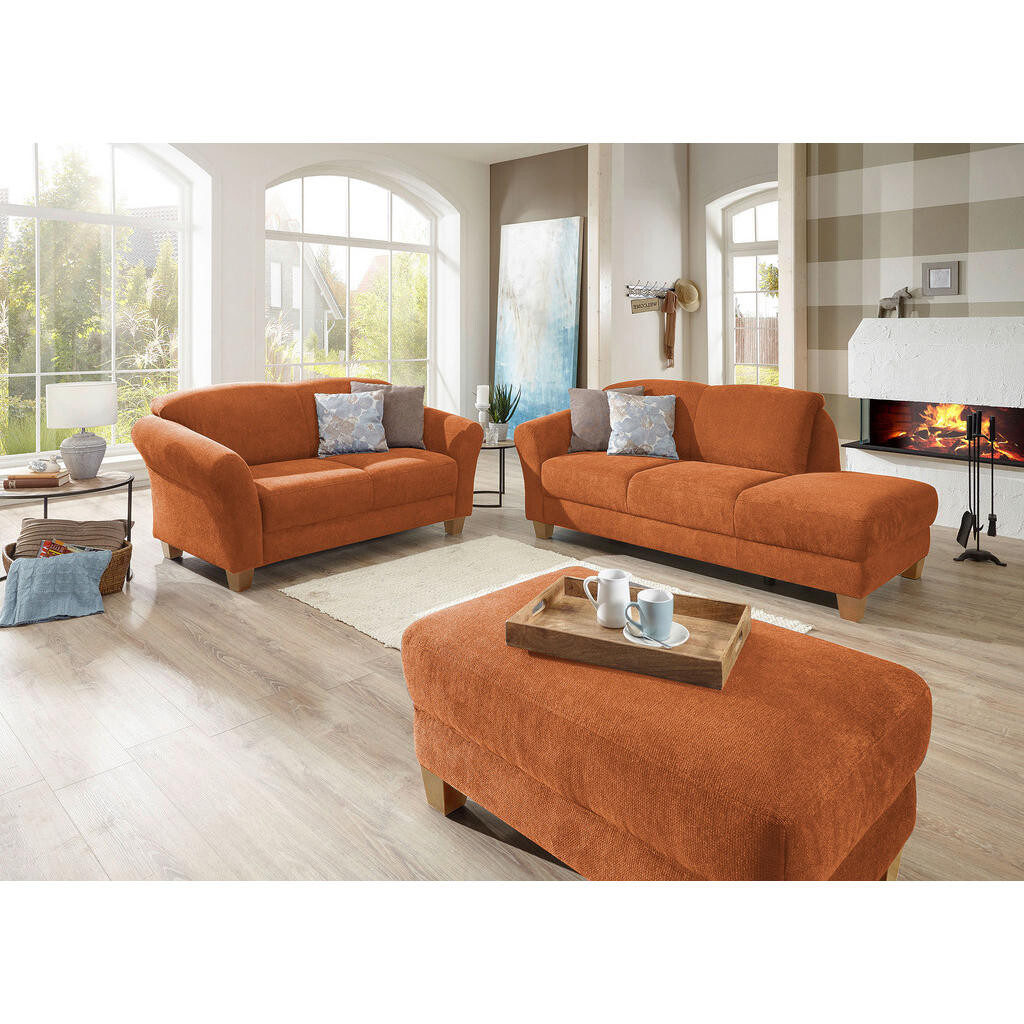 Sit & More LEŇOŠKA, textil, terakotová