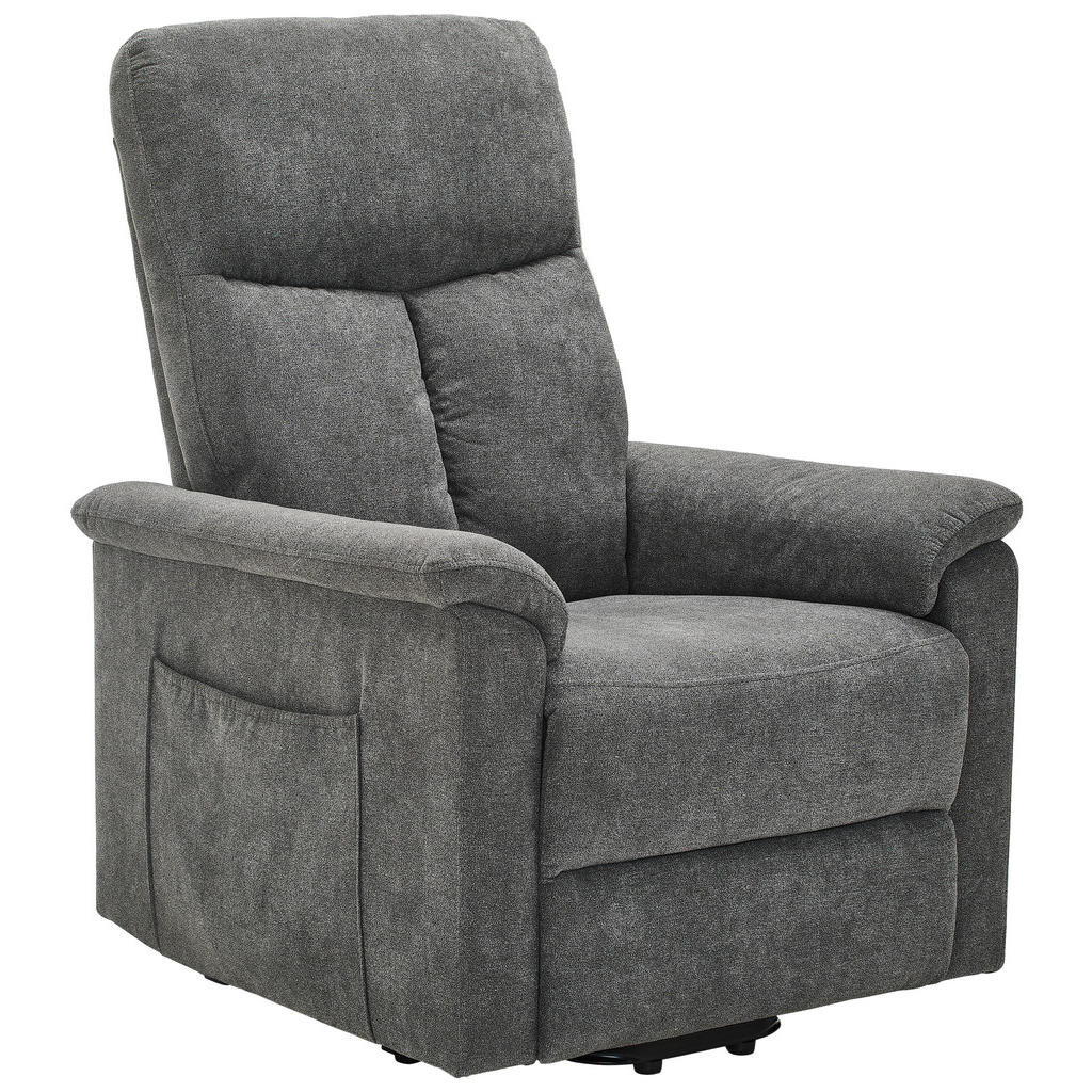 Cantus RELAXAČNÉ KRESLO, textil, sivá