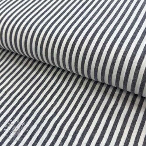 Dvojitá gázovina/mušelín YARN DYED Summer stripe navy