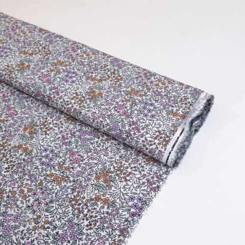 Viskóza ECOVERO Flowers Galia offwhite