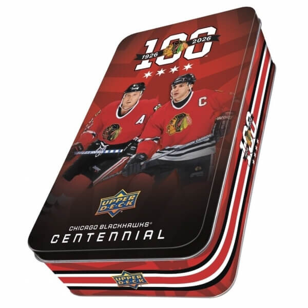 Upper Deck 2025-2026 Upper Deck Chicago Blackhawks Centennial Hobby Box