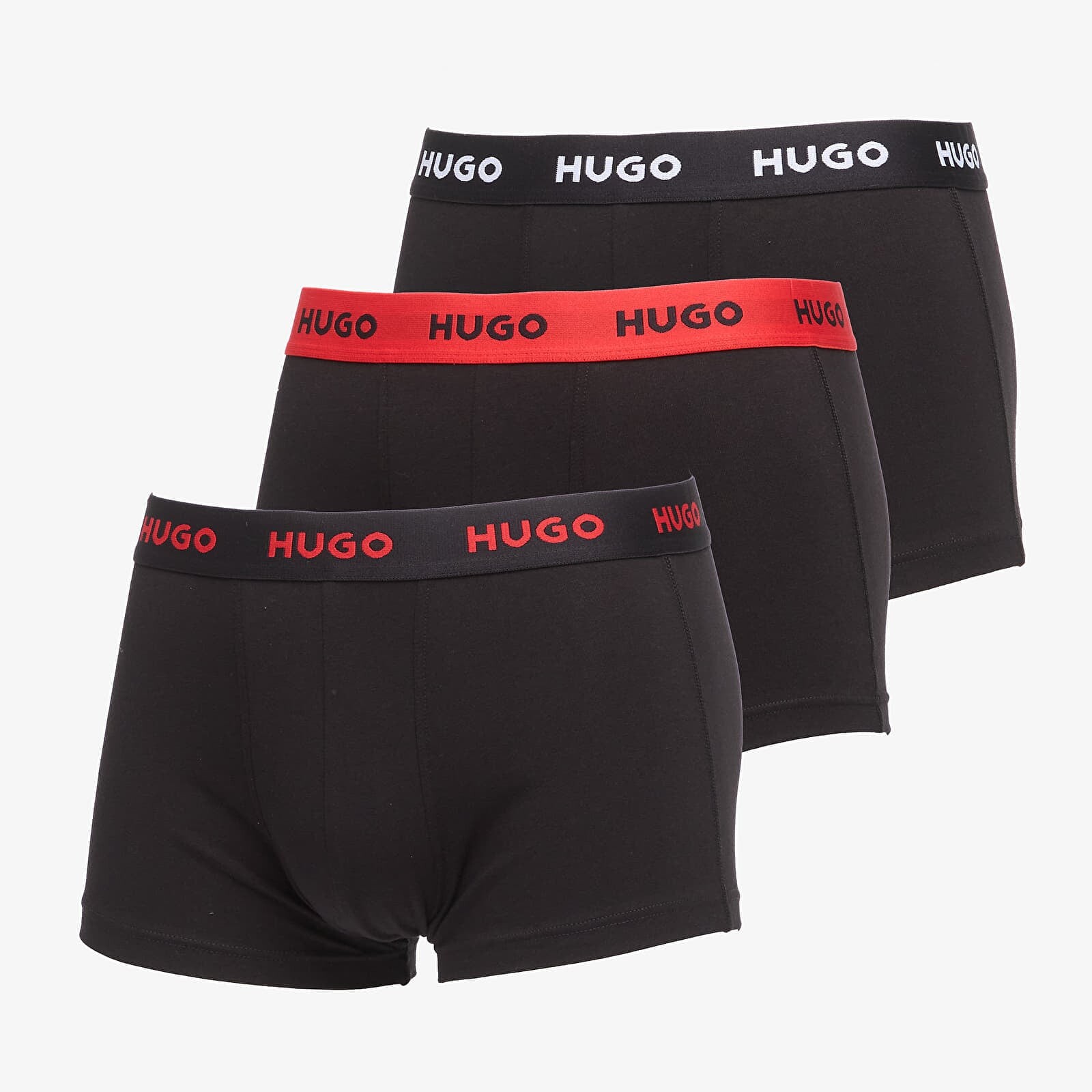 Boxerky Hugo Boss Trunk 3-Pack Black L