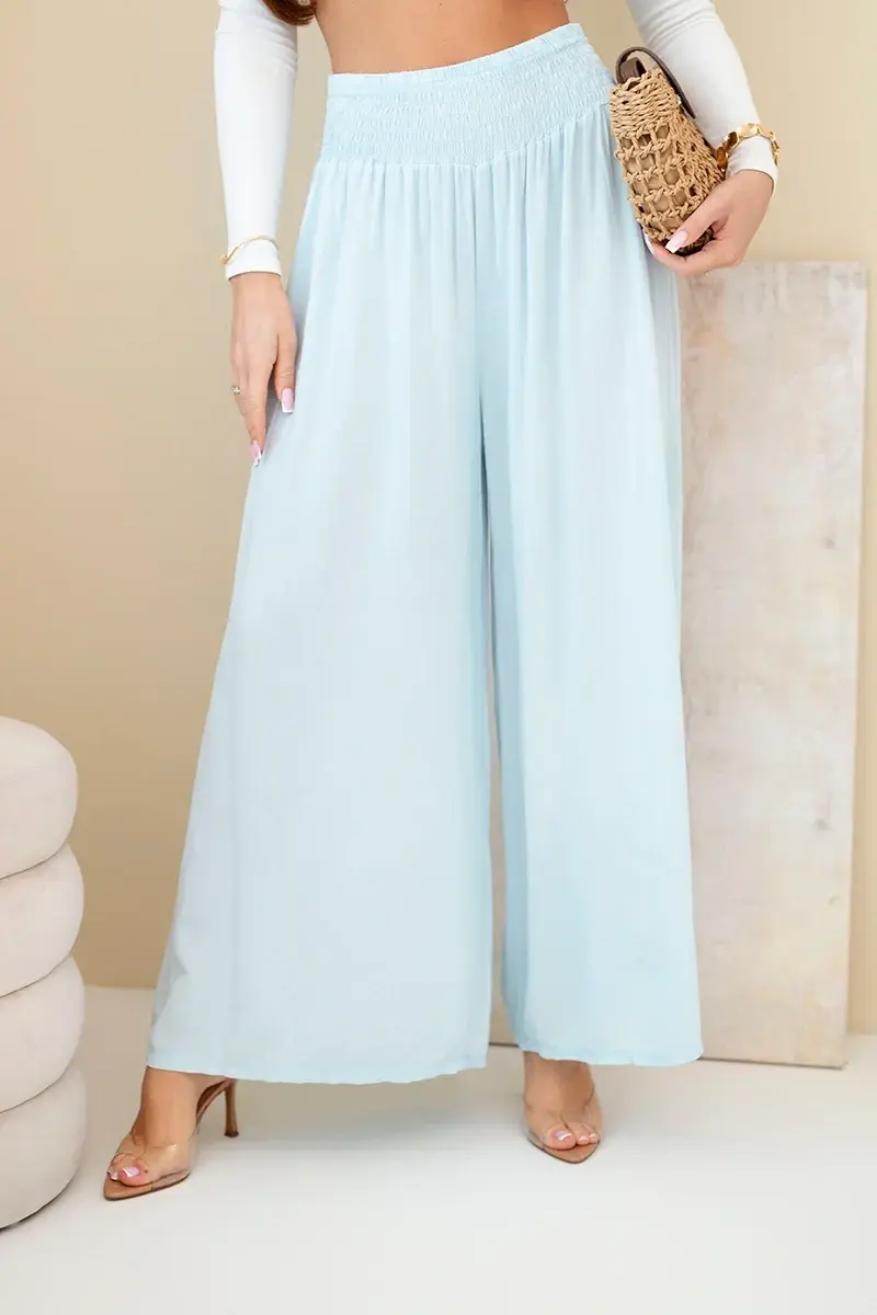 Dámske viskózové nohavice Kesi Włoski