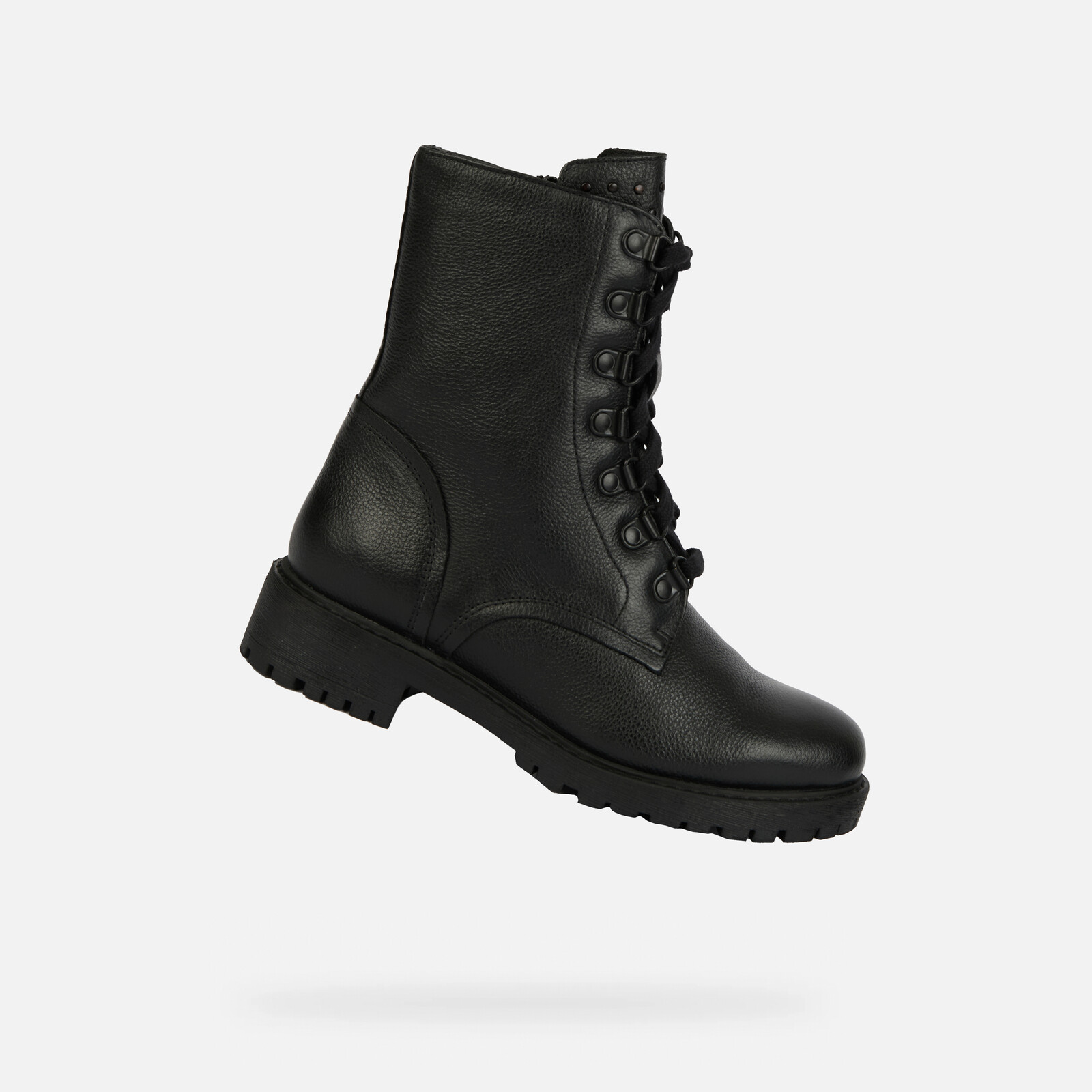 Čierne dámske členkové topánky Geox Hoara